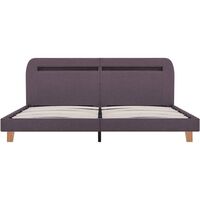 Ruano Upholstered Bed Frame by Ebern Designs - Brown