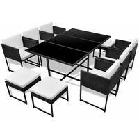 Charo 10 Seater Dining Set with Cushions by Ivy Bronx