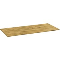 Nixon Solid Oak Wood Table Top by Union Rustic - Brown