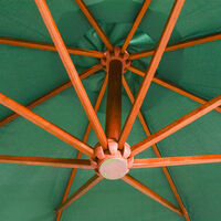 3.5m Cantilever Parasol by Freeport Park - Green