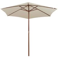 2.7m Traditional Parasol by Freeport Park - White