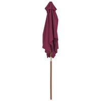 1.5m x 2m Rectangular Traditional Parasol by Freeport Park - Red