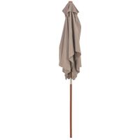 1.5m x 2m Rectangular Traditional Parasol by Freeport Park - Brown
