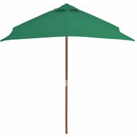 1.5m x 2m Rectangular Traditional Parasol by Freeport Park - Green