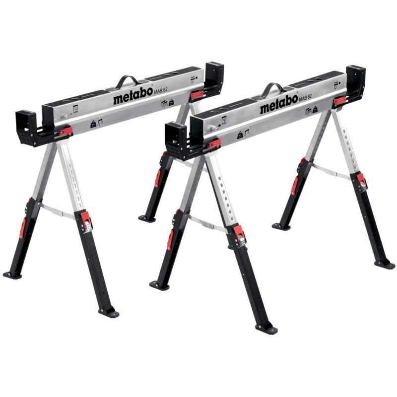 Metabo Arbeitsbock SET MAB 82 2 verstellbare Arbeitsböcke 