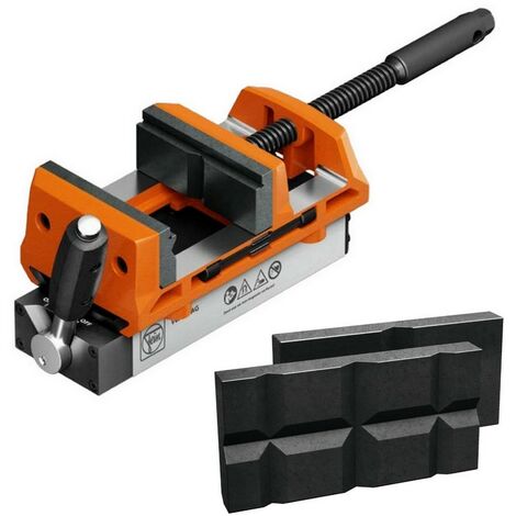 Fein Schraubstock Set Magnetschraubstock 7800N VersaMAG + Erhöhungsbacken (1/2)
