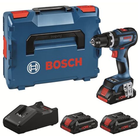 Bosch  Akku Schlagbohrschrauber Schrauber 3x 4Ah Procore GSB 18V-90C 0615A5002W