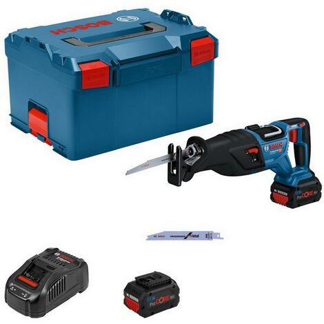 Bosch Akku Säbelsäge Säge 2x ProCORE 5.5Ah GSA 18V-28 PROFESSIONAL 06016C0003