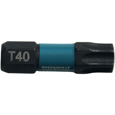 Makita Bit T40 25 mm Schrauben Befestigen 2 Stück Impact Black B-63703 (1/4)