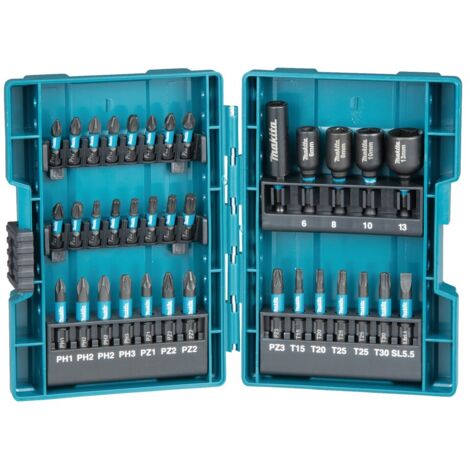 Makita Bit Set Impact BLACK 35 teilig S2 Stahl 1/4 Zoll Sechskant B-66880