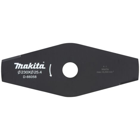 Makita 2-Zahn-Schlagmesser 230x25,4mm Grasschneideblatt Freischneider D-66058