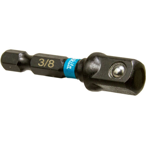 Makita® Zubehör Adapter von 1/4" 6KT auf 3/8" Vierkant 50 mm - B-66868
