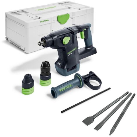Festool Akku Kombihammer KHC 18 EB-Basic 577447 + Müllner Meißelsatz 230mm 3tlg (1/5)