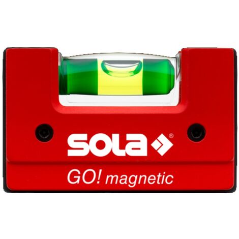 SOLA Kompakt Wasserwaage GO MAGNETIC 6,8cm, 01621101 (1/5)