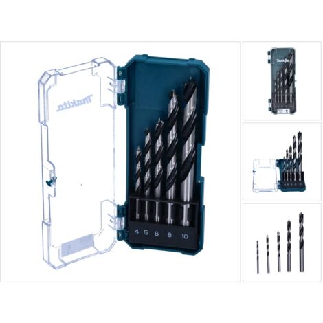 Makita D-72861 Holz-Spiralbohrer-Set 4 mm, 5 mm, 6 mm, 8 mm, 10 mm 1 St.