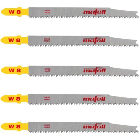 Mafell Stichsägeblatt W8 Wood Complete 5 Stück für Stichsäge PS 2-18 Holz 093850