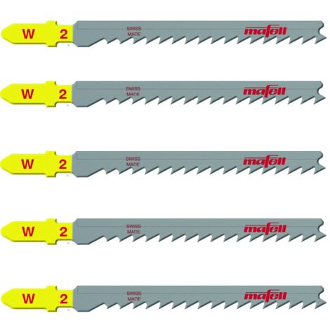 Mafell Stichsägeblatt W2 Wood 5 Stück für Stichsäge PS 2-18 Holz 093840
