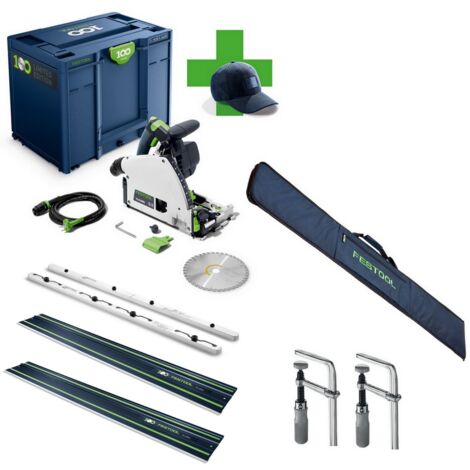 Festool Tauchsäge TS 60 KEBQ-Plus 100Y +2x FS 1400/2 +FSV/2 +FS-BAG +FSZ 120 2X