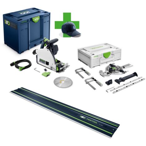 Festool Tauchsäge TS 60 KEBQ-Plus-FS 100Y + Führungsschiene 1400 mm + FS/2-Set