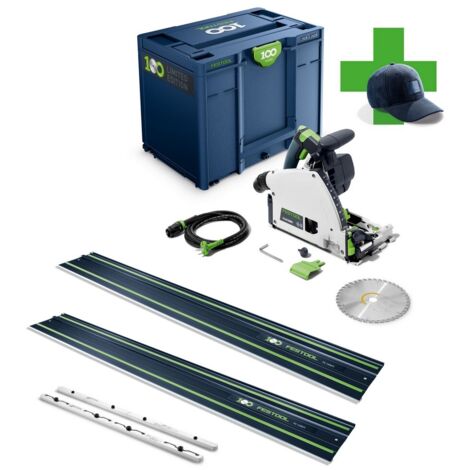 Festool Tauchsäge TS 60 KEBQ-Plus 100Y 578214 + 2x FS 1400/2 + Verbinder FSV/2 (1/5)