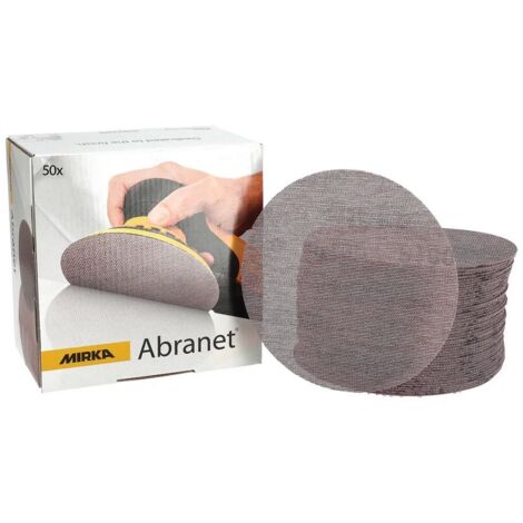 Mirka Schleifscheiben Abranet Grip 125 mm P100 50 Stück 5423205010