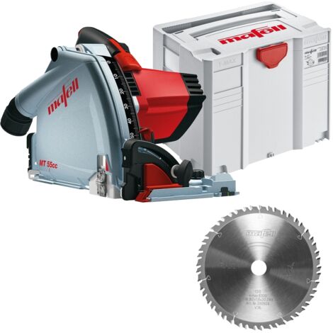 Mafell Tauchsäge MT 55 cc Fan Set MT 55 cc im MidiMAX und Sägeblatt KSB-WF162 GT