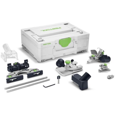 Festool – Zubehör-Set für Oberfräsen MFK 700 – Frästisch 1,5° geneigt – Bündigfräsen für Massivholzkanten bis 15mm – Systainer SYS3 M 137 (1/5)