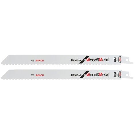 Bosch 2x Säbelsägeblatt S 1122 HF Flexible for Wood and Metal - 2608656270