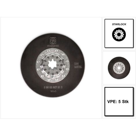 FEIN Sägeblatt SL rund, HSS D85 5er Pack 63502097230