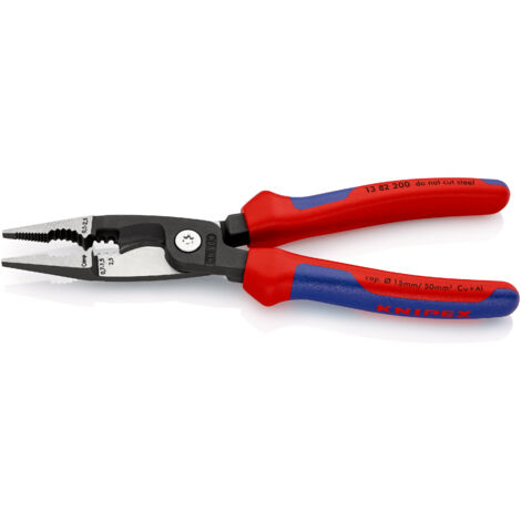 KNIPEX 1396200 - Elektro-Installationszange VDE Mit Öffnungsfeder - 200