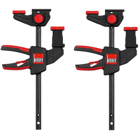 Bessey 2 x Einhand-Tischzwinge EZR15SET für Führungsschiene Festool Makita