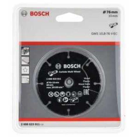 Bosch Trennscheibe HM Multi Wheel 76mm Akku Winkelschliefer GWS12V-76 2608623011