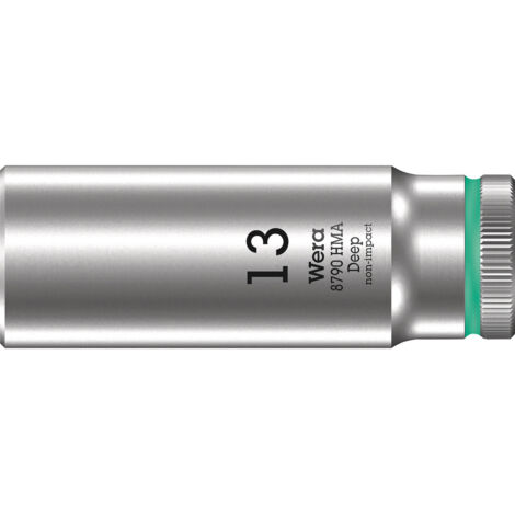 Wera 8790 HMA Deep Steckschlüsseleinsatz mit 1/4"-Antrieb, 13 x 50mm 05004510001