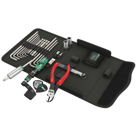 Wera 9100 Gitarren Werkzeugsatz 27tlg. Edelstahl Bit Inputjacker 05134015001