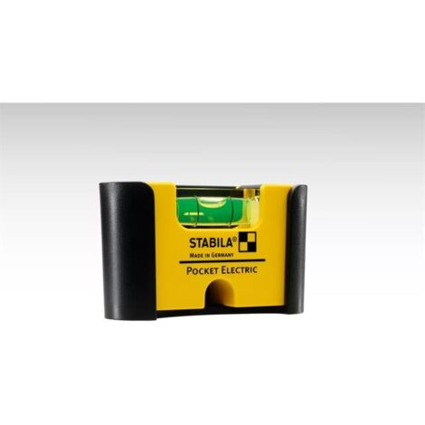Stabila Mini-Wasserwaage + SB Karte Pocket Electric+Clip