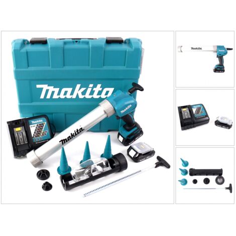 Makita DCG180RYEX Akku-Kartuschenpistole Kartuschenpresse 2 x Akku 18V + Beutel