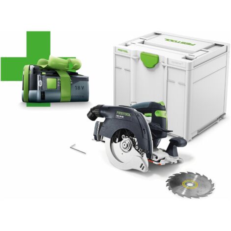 Festool Akku Handkreissäge HKC 55 EB-Basic +BP 18 Li 5,0 ASI 577034 (1/5)