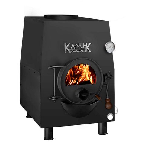 Kanuk Warmluftofen Turbo 2 30 kW Wärmetauscher und Warmluftgebläse neues Design