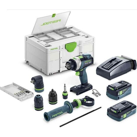 FESTOOL Akku-Schlagbohrschrauber TPC 18/4 5,0/4,0 I-Set/XL QUADRIVE - 577622