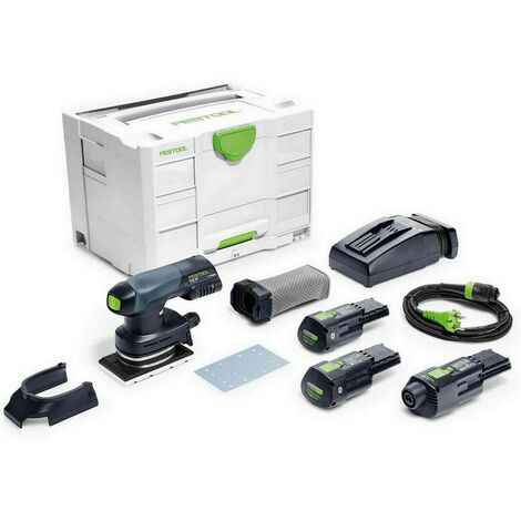 Festool Akku Rutscher Schleifer Akkupack Ladegerät RTSC 400 3,0 I-Set 577681