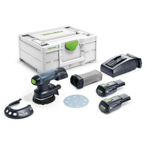 Festool Akku Exzenterschleifer Schleifer Ladegerät ETSC 125 3,0 I-Plus 577694
