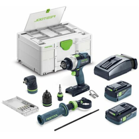 Festool Akku-Bohrschrauber TDC 18/4 5,0/4,0 I-Set QUADRIVE - 577612