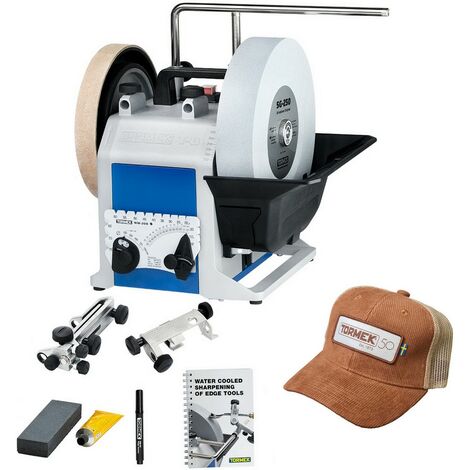 Tormek T8 Naßschleifmaschine Schärfsystem Schleifmaschine + Trucker Cap 9930