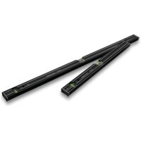 Stabila Wasserwaagen-Set 80 AS Dark Shadow, 2-teilig: 60 cm, 100 cm