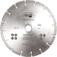 Bepo Diamant Trennscheibe FFS 230 230 mm Mauerwerk Beton Stein Putz 1230/053