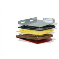 Bepo DistaClip Set 4 Distanzplatten 2 4 6 10 mm Montagefräse FFS151SE 151E