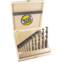 Famag HSS-Holzspiralbohrersatz 10-teilig Ø 3 4 5 6 8 10 12 13 14 16 mm