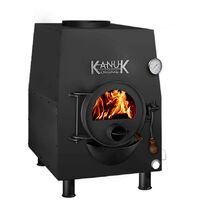 Kanuk Warmluftofen Turbo 2 30 kW Wärmetauscher und Warmluftgebläse neues Design
