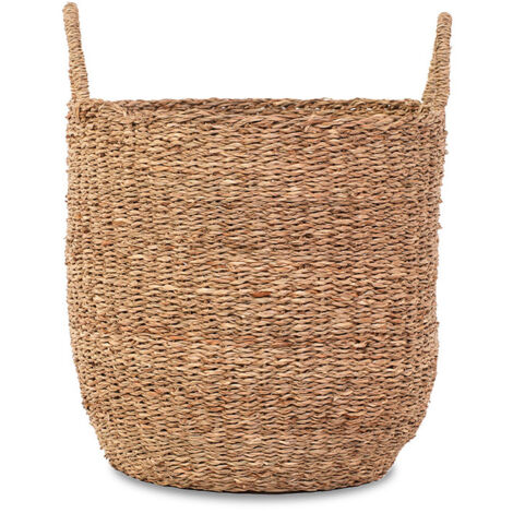 Panier jonc de mer naturel (1/4)