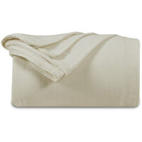 Housse de couette gaze de coton sable 240x260 cm